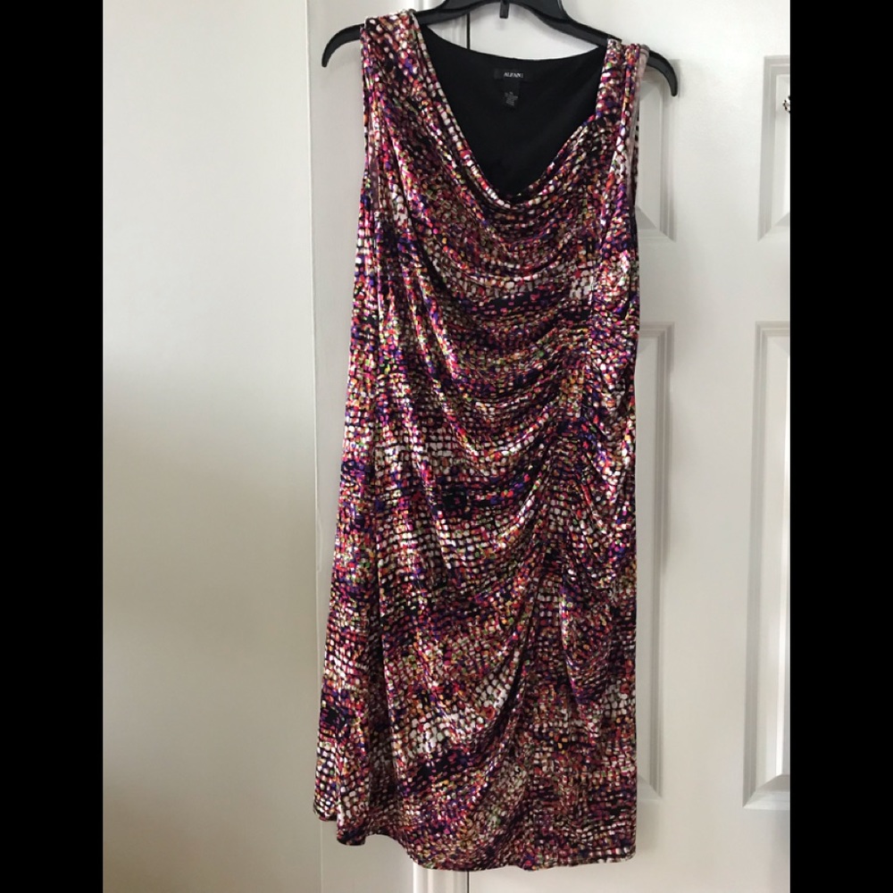 Alfani Side Ruched Dress